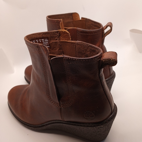 Timberland Leather Amston Chelsea Ankle Wedge - Picture 6 of 7